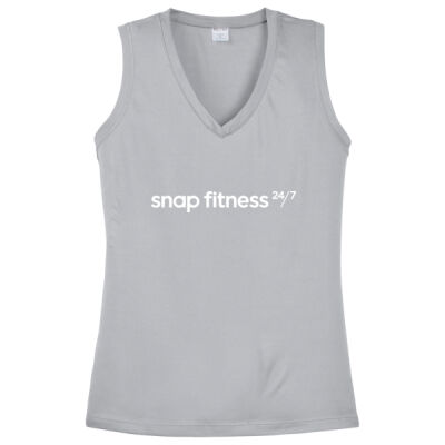 Ladies Sleeveless PosiCharge ® Competitor™ V Neck Tee Thumbnail