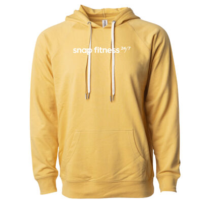 Unisex Lightweight Loopback Terry Hooded Pullover Thumbnail